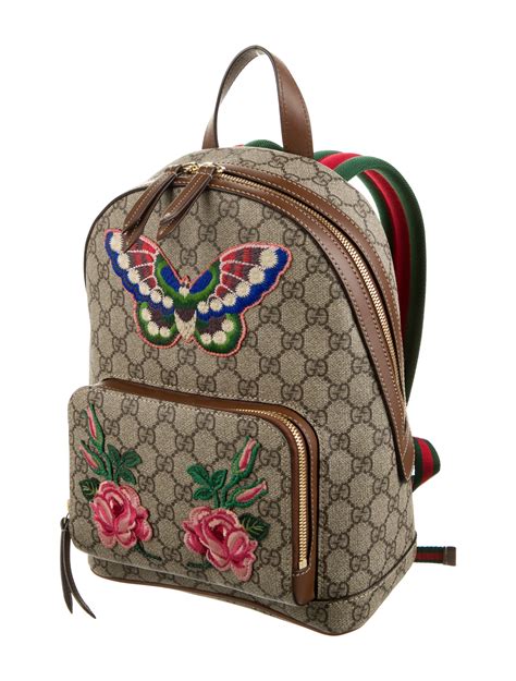 gucci backpack butterfly|gucci butterfly purse.